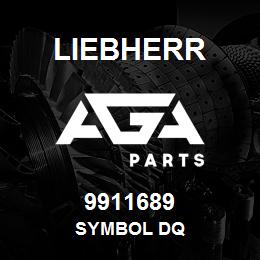 9911689 Liebherr SYMBOL DQ | AGA Parts