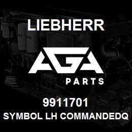 9911701 Liebherr SYMBOL LH COMMANDEDQ | AGA Parts