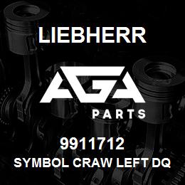 9911712 Liebherr SYMBOL CRAW LEFT DQ | AGA Parts