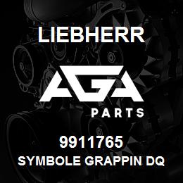 9911765 Liebherr SYMBOLE GRAPPIN DQ | AGA Parts