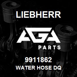 9911862 Liebherr WATER HOSE DQ | AGA Parts