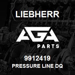 9912419 Liebherr PRESSURE LINE DQ | AGA Parts