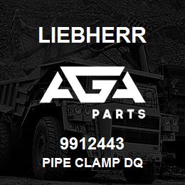 9912443 Liebherr PIPE CLAMP DQ | AGA Parts