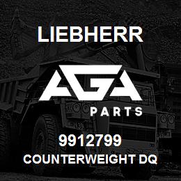 9912799 Liebherr COUNTERWEIGHT DQ | AGA Parts