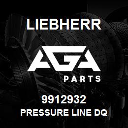 9912932 Liebherr PRESSURE LINE DQ | AGA Parts