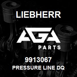 9913067 Liebherr PRESSURE LINE DQ | AGA Parts