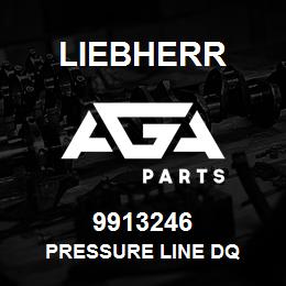 9913246 Liebherr PRESSURE LINE DQ | AGA Parts