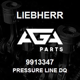 9913347 Liebherr PRESSURE LINE DQ | AGA Parts