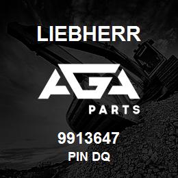 9913647 Liebherr PIN DQ | AGA Parts