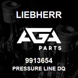 9913654 Liebherr PRESSURE LINE DQ | AGA Parts