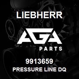 9913659 Liebherr PRESSURE LINE DQ | AGA Parts