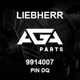 9914007 Liebherr PIN DQ | AGA Parts