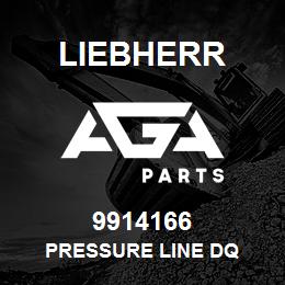 9914166 Liebherr PRESSURE LINE DQ | AGA Parts