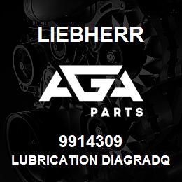 9914309 Liebherr LUBRICATION DIAGRADQ | AGA Parts