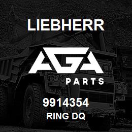 9914354 Liebherr RING DQ | AGA Parts