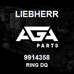 9914358 Liebherr RING DQ | AGA Parts