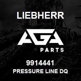 9914441 Liebherr PRESSURE LINE DQ | AGA Parts