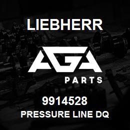 9914528 Liebherr PRESSURE LINE DQ | AGA Parts