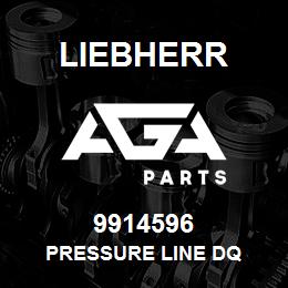 9914596 Liebherr PRESSURE LINE DQ | AGA Parts