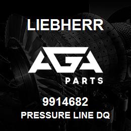 9914682 Liebherr PRESSURE LINE DQ | AGA Parts