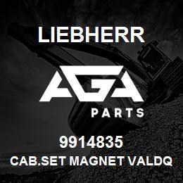 9914835 Liebherr CAB.SET MAGNET VALDQ | AGA Parts