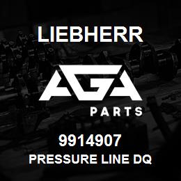 9914907 Liebherr PRESSURE LINE DQ | AGA Parts