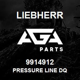 9914912 Liebherr PRESSURE LINE DQ | AGA Parts