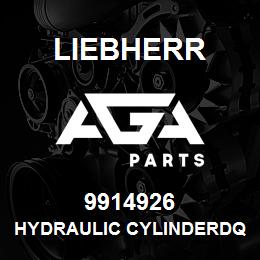 9914926 Liebherr HYDRAULIC CYLINDERDQ | AGA Parts