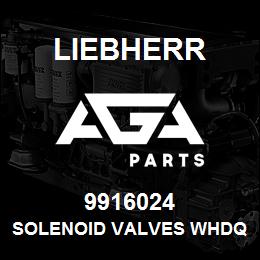 9916024 Liebherr SOLENOID VALVES WHDQ | AGA Parts