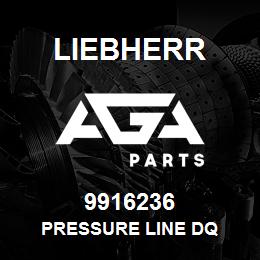 9916236 Liebherr PRESSURE LINE DQ | AGA Parts