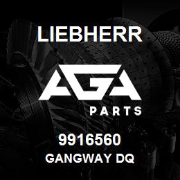 9916560 Liebherr GANGWAY DQ | AGA Parts