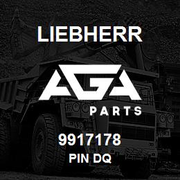 9917178 Liebherr PIN DQ | AGA Parts