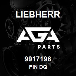 9917196 Liebherr PIN DQ | AGA Parts