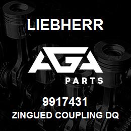 9917431 Liebherr ZINGUED COUPLING DQ | AGA Parts