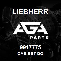 9917775 Liebherr CAB.SET DQ | AGA Parts