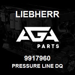 9917960 Liebherr PRESSURE LINE DQ | AGA Parts