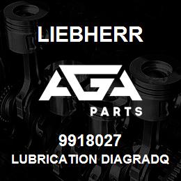 9918027 Liebherr LUBRICATION DIAGRADQ | AGA Parts