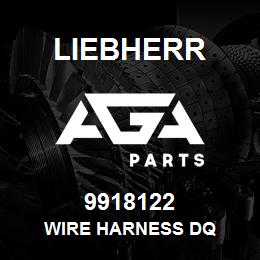 9918122 Liebherr WIRE HARNESS DQ | AGA Parts