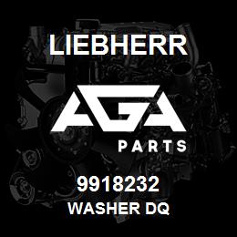 9918232 Liebherr WASHER DQ | AGA Parts