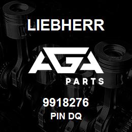 9918276 Liebherr PIN DQ | AGA Parts