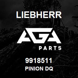 9918511 Liebherr PINION DQ | AGA Parts