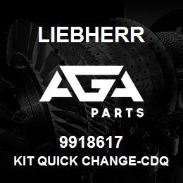 9918617 Liebherr KIT QUICK CHANGE-CDQ | AGA Parts