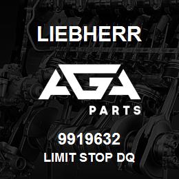 9919632 Liebherr LIMIT STOP DQ | AGA Parts