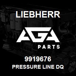 9919676 Liebherr PRESSURE LINE DQ | AGA Parts