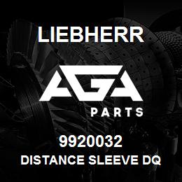 9920032 Liebherr DISTANCE SLEEVE DQ | AGA Parts