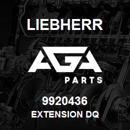 9920436 Liebherr EXTENSION DQ | AGA Parts