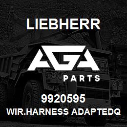 9920595 Liebherr WIR.HARNESS ADAPTEDQ | AGA Parts