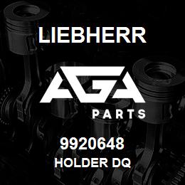 9920648 Liebherr HOLDER DQ | AGA Parts