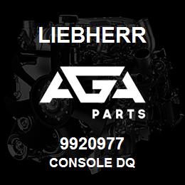 9920977 Liebherr CONSOLE DQ | AGA Parts