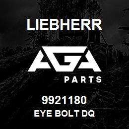 9921180 Liebherr EYE BOLT DQ | AGA Parts